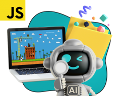 Язык программирования JavaScript + AI. Проектное обучение + геймификация + AI-помощники - КИБЕРшкола программирования для детей, компьютерные курсы для школьников, начинающих и подростков - KIBERone г. Тёплый Стан