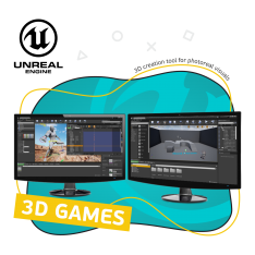 Unreal Engine 4. Игровой движок - КИБЕРшкола программирования для детей, компьютерные курсы для школьников, начинающих и подростков - KIBERone г. Тёплый Стан