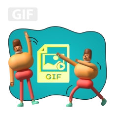 Gif-анимация - КИБЕРшкола программирования для детей, компьютерные курсы для школьников, начинающих и подростков - KIBERone г. Тёплый Стан