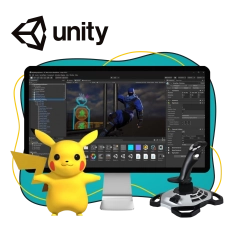 Мир игр на Unity 2D на популярном движке + AI-помощники - КИБЕРшкола программирования для детей, компьютерные курсы для школьников, начинающих и подростков - KIBERone г. Тёплый Стан