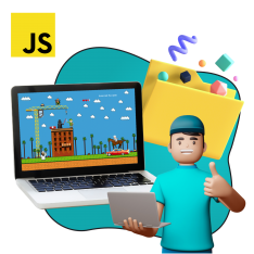 Программирование на JavaScript. Учимся создавать игры! - КИБЕРшкола программирования для детей, компьютерные курсы для школьников, начинающих и подростков - KIBERone г. Тёплый Стан